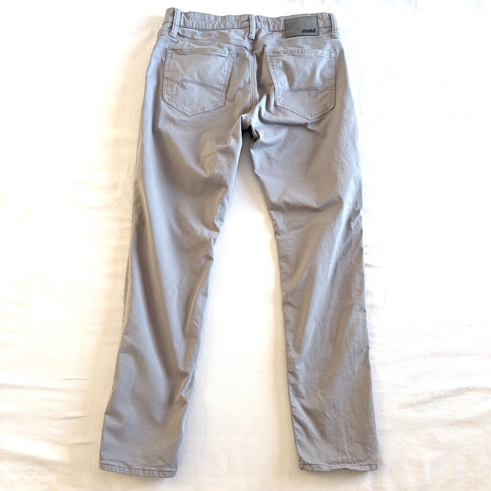 Mavi grey pants 32X30 slim straight leg stretch cotton - Picture 7 of 10